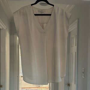 LOFT Women's Elegant White Blouse
